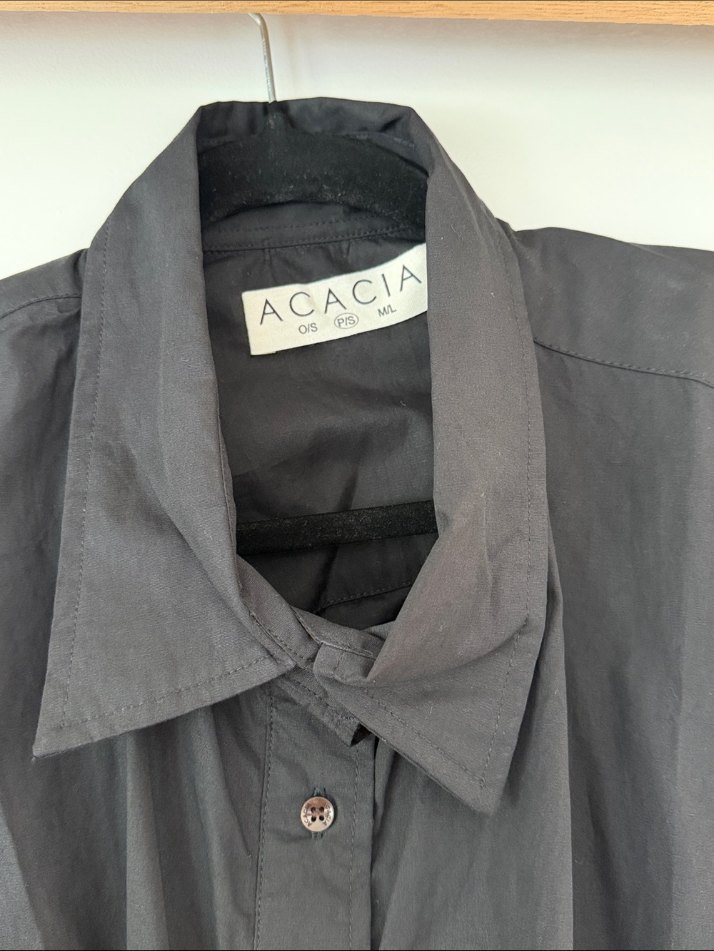 ACACIA Rene Wrap Button Up Top - Picture 2 of 5